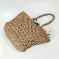 thumbnail image 4 of Bolso De Hombro Bolso de playa de verano de vacaciones de playa huecas casuales Portátiles para vacaciones junto al mar, 4 of 7