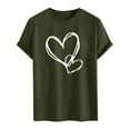 thumbnail image 3 of hotojiny Valentine's Day Shirt Men Stylish Printed T-Shirts Summer Crew Neck Short Sleeve Casual Tops Valentine Tees, 3 of 3