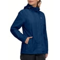 thumbnail image 2 of Women's Packable Rain Jacket Windbreaker Waterproof Lightweight Rain Coat with Hood for Golf Cycling Hiking Classic Blue XS, 2 of 7