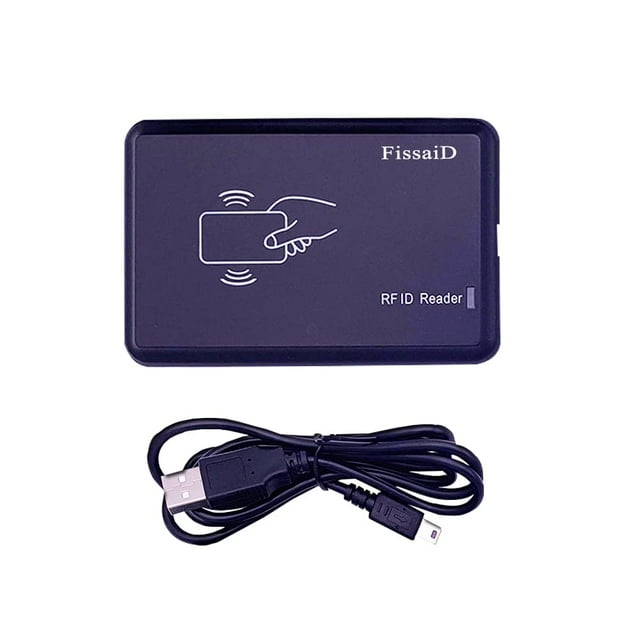 RFID Reader 125KHz - Lis Cartes de Proximité & Carte d'Identité EM4100 - Lecteur USB Émule Clavier pour Linux, Android, Win, iOS