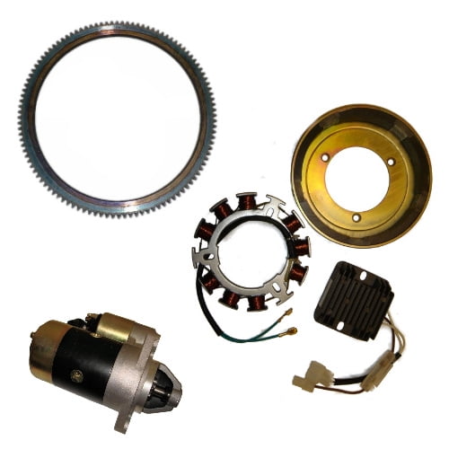 ELECTRIC STARTER KIT FITS YANMAR & CHINESE ENGINE 186 10HP L100 FITS WATER PUMP