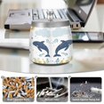 thumbnail image 5 of Ashtray with Lid for Cigarette, Stainless Steel Smokeless Odorless Windproof Ashtrays, for Home Office Tabletop Outside Patio Outdoor Balcony Dolphin, 5 of 7