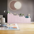 thumbnail image 4 of YYAo Chest of Drawers, Storage Organizer Unit,Modern Simple 6-Drawer Dresser Pink, 4 of 13
