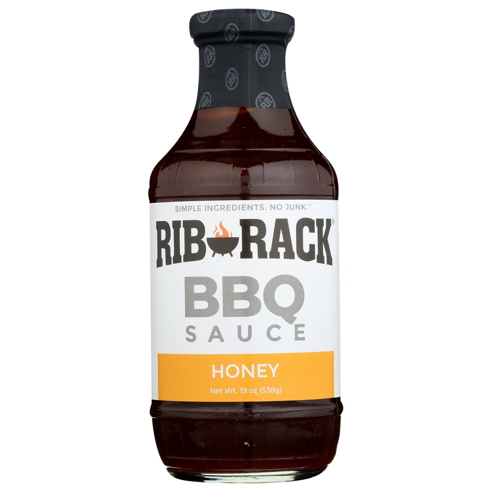 Rib Rack Honey BBQ Sauce, 19 oz