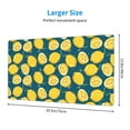 thumbnail image 3 of Kdxio Lemon Print Large Gaming Mouse Pad,Non-Slip Base,Water Resist Keyboard Pad for Gamer,Office & Home,29.5 x 15.8 in, 3 of 9