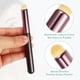 thumbnail image 4 of Juego de 2 brochas de maquillaje Unique Bargains brocha para difuminar brocha correctora facial Mango de madera, 4 of 7