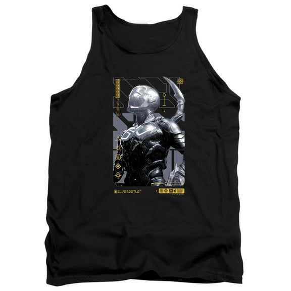 Blue Beetle (2023) Beetle Heads Up Unisex Adult Tank Top