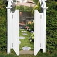 thumbnail image 3 of Swinging Door, Two-Way Double Coffee Door with Hinges Pine Saloon Interior Door for Doorway Partition 31.89" * 41.93", 3 of 16