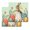 Grey White Green, variant on Easter Bunny Eggs Kitchen Dish Towels for Drying Dishes Set of 3, Spring Tulip Flowers Leaves Country Plants Waffle Weave Microfiber Hand Tea Bathroom Towels Quick Dry & Absorbent Towel 15.7x23.6