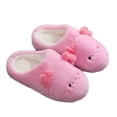 thumbnail image 5 of Women House Indoor Slippers Trendy Fall Winter Closed Toe Warm Flat Slippers Soft Cute Non-Slip Indoor Outdoor Slides Versatile Footwear for Women Teens Daily Leisure Wear, 5 of 9