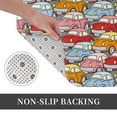 thumbnail image 6 of Sikiie Cute Cars Print Flannel Anti-slip Floor Mat 16x24in, Thickened Dustproof Entrance Door Mat Floor Mat for Kitchen, Bathroom, Laundry Room, 6 of 7