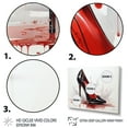 thumbnail image 3 of Designart "Sophistication in Red High Heels I" Fashion Metal Wall Art Set, 3 of 5