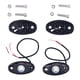 thumbnail image 2 of Par de luces de roca blancas, 9LED, IP68, lámpara incandescente para chasis, Universal, para coche, camión, ATV, RZR, UTV, 2 of 5