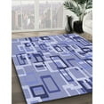 thumbnail image 2 of Ahgly Company Indoor Rectangle Patterned Slate Blue Area Rugs, 4' x 6', 2 of 6