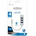 thumbnail image 2 of Elink - USB 3.1 Type-C to 4 Port USB-A Adapter, White, 2 of 2