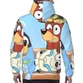 thumbnail image 7 of Johaoi Bluey Print Adult Hoodie Sweatshirt,Pullover Hooded Sweatshirt Aautumn Athletic Hoodie for Men-Large, 7 of 7