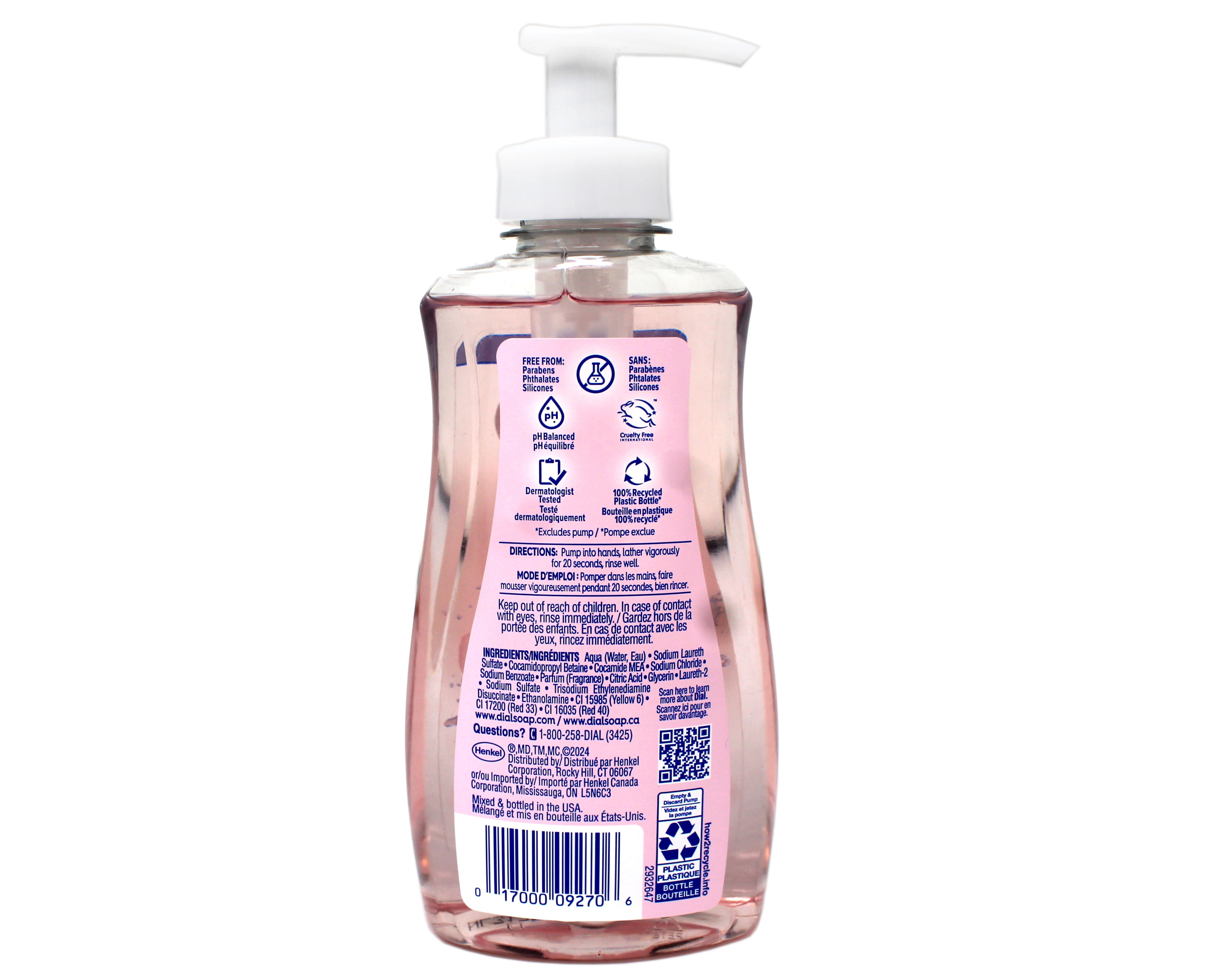 Dial Liquid Hand Soap, Himalayan Salt, 7.5 Ounce (Pack of 10)