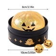 thumbnail image 3 of Halloween Pumpkin Dumpling Squishy Set Slow Rising Stress Relief Fidget Balls in Steamer Container, Spooky Party Favors Basket Fillers, 1 Pack, 3 of 5