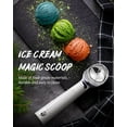 thumbnail image 2 of Active heated thermostatic ice cream scoop Easy Scooping for hard ice cream Rechargeable Battery LED Display IP67 WaterProof 20z per Scoop Easy Clean Durable Kitchen Gadgets, 2 of 9