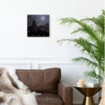 thumbnail image 2 of 3dRose, Western Cowboy silhouette of a cowboy with horse on a distant mountain range, 10x10 Wall Clock, 2 of 7
