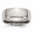 thumbnail image 1 of 8 mm Titanium Polished Band, Size 13, 1 of 1