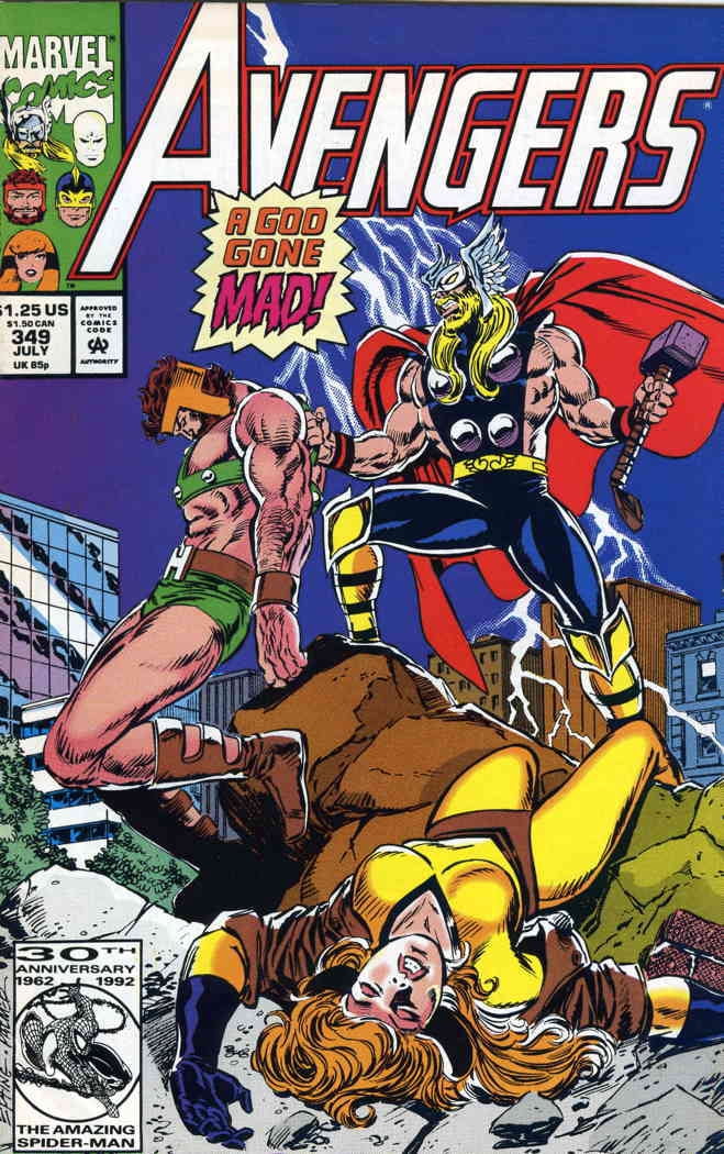 Cover of The Avengers #349