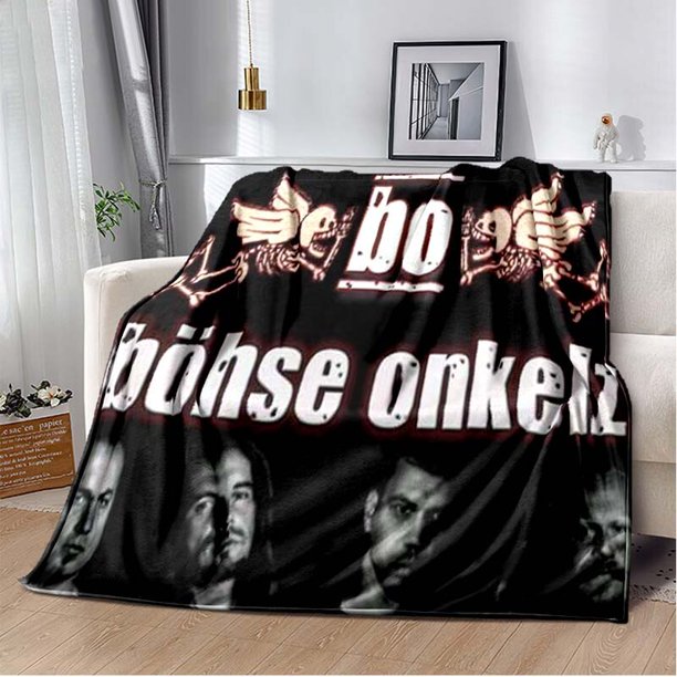 Manta ligera y cálida para sofá, manta de aislamiento para cama, oficina, coche y rodilla, Alemania, Böhse Onkelz Bohse Onkelz