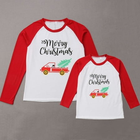 Family Matching Clothes Mom Dad Kids Winter Jumper Long Sleeve Xmas Tops (Best Christmas Jumpers 2019 Uk)