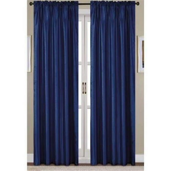 RT Designers Collection Nikki Premium Rod Pocket Curtain Panel 54" x 95" Coral