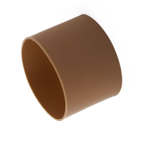 Unique Bargains Home Coffee Color Silicone Expandable Reusable Heat Resistant Glass Bottle Cup Sleeve