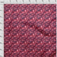 thumbnail image 3 of oneOone Polyester Lycra Fabric Square & Triangle Geometric Decor Fabric Printed BTY 56 Inch Wide, 3 of 4