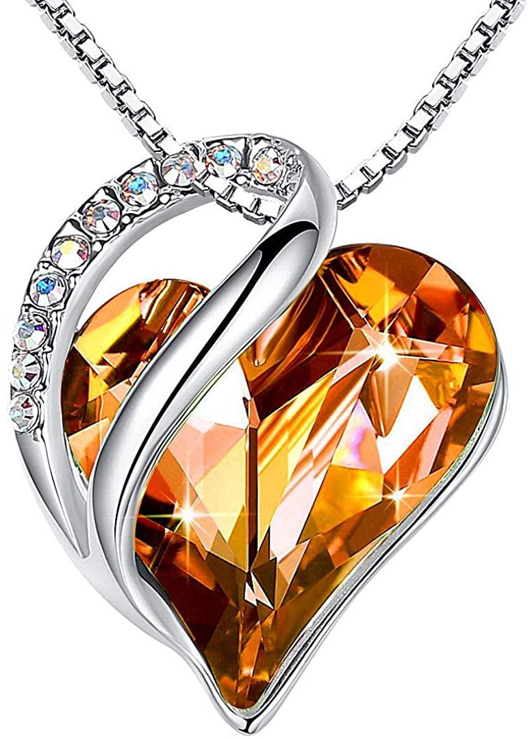 Infinite Love Charm .925 Sterling Silver Delicate Heart Pendant Necklace Chain 