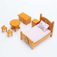 thumbnail image 1 of 6x 1/12 Dormitorio de en Miniatura, Taburetes de Juegos de Imaginación Juguetes Casa Muebles de Rosa Hugo Juguetes de casa de muñecas, 1 of 9