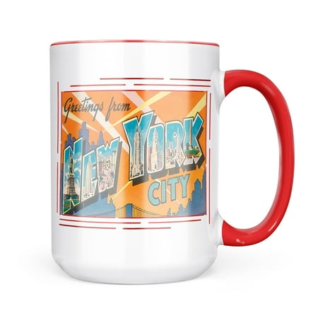 

Neonblond New York City Vintage Mug gift for Coffee Tea lovers