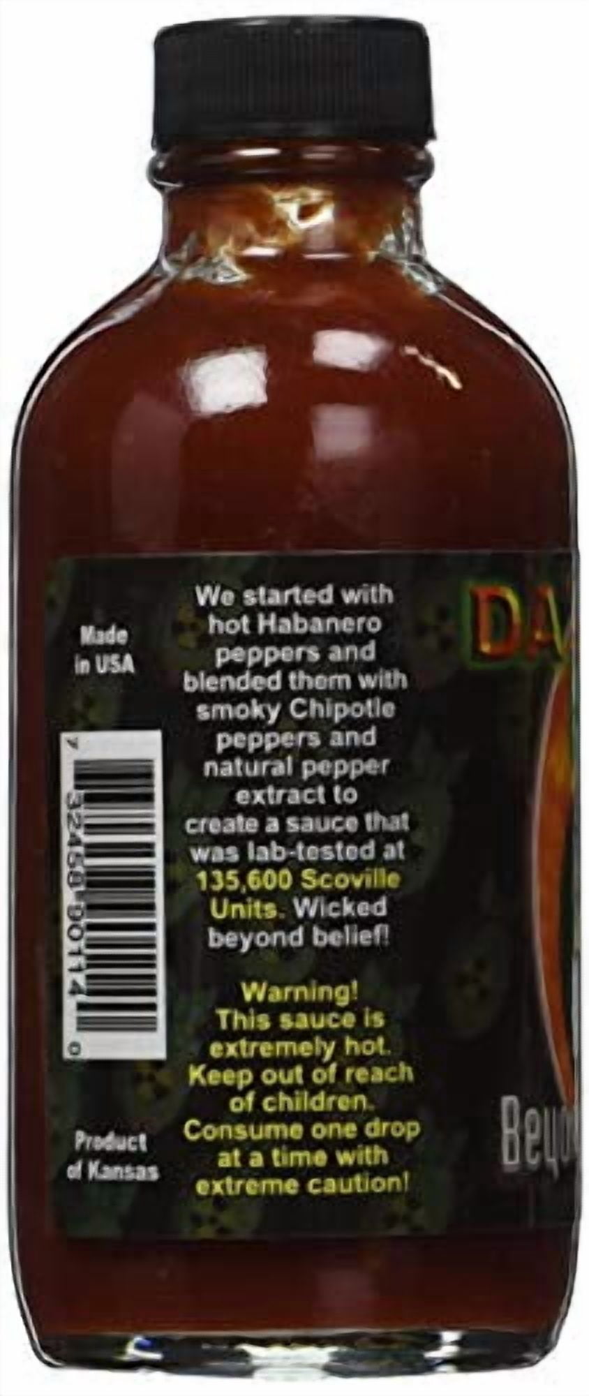 Da Bomb Beyond Insanity Hot Sauce, 4oz Bottle