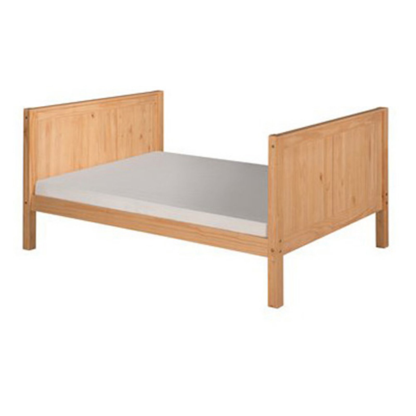 Camaflexi Full Size Tall Platform Bed Panel Headboard Natural