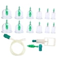thumbnail image 1 of 12pcs Vacuum Suction Cupping Cup Acupuncture Therapy Massage Cupping Set, 1 of 14