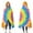 Colorful Tie Dye-2, variant on Wearable Blanket,Colorful Tie Dye Pattern Hooded Wearable Flannel Blanket for Adults & Teens,Winter Poncho Shawl Wrap Cape Cozy Anti-Pill,50"x60"