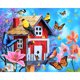 thumbnail image 1 of Wdftyju Pájaro flor lienzo pintura sin marco pintura al óleo por números pared arte carteles Kits Wdftyju 6sf1rl1cn9yp3yt5, 1 of 9