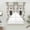 Light Brown, variant on Vintage Bees Crowns Swag Curtains for Kitchen/Bedroom/Living Room, Rustic Leaves Rings Brown Gradient Scalloped Curtains 63 Inch Long, Window Swag Topper Curtains Valances 2 Panels Set 36"x63"