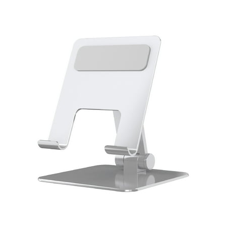 onn Adjustable Metal Stand for Tablets and Phones - Silver