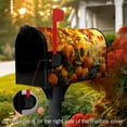 thumbnail image 5 of Fall Autumn Pumpkin Mailbox Cover Magnetic Large Size 25.5X21 Inch Harvest Maple Leaves Letter Box Cover Yellow Pumpkins Fall Mail Wraps Post Garden Decorations, 5 of 6