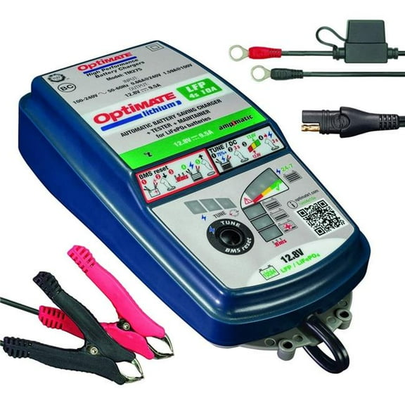 Tecmate Powersport Products TECTM-275 Lithium Battery Charger with Select & TUNE ECU Flash