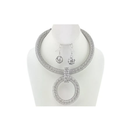 TCU MOM Earrings and Necklace Set