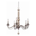 thumbnail image 2 of kalco lighting 506351ds 5 light chandelier, 28.5" x 5.5" x 29", 2 of 2