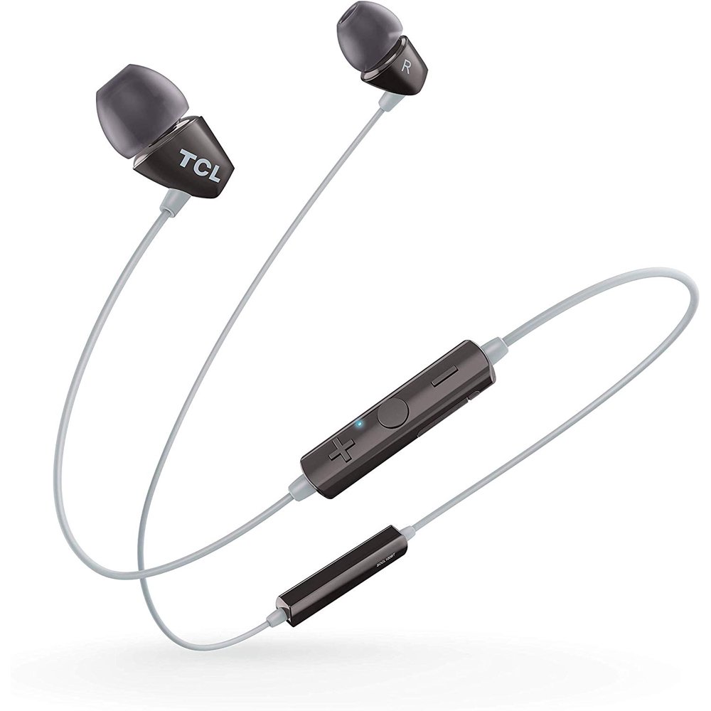 TCL PHANTOM BLACK WIRELESS INEAR BLUETOOTH HEADPHONES WITH MIC SOCL100BTBK