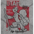 thumbnail image 2 of Popeye Life Elevated in Utah Outdoors Sweatshirt for Men or Women Brisco Brands S, 2 of 6