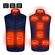 thumbnail image 2 of Chaleco calefactable de talla grande Fnochy para hombre y mujer, con control dual de 9 velocidades, chaqueta calefactable de invierno., 2 of 5
