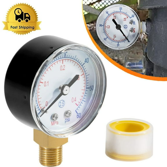 ECX270861 Boxed Pressure Gauge For Select Hayward Pool Filter (Sand & D.E.)