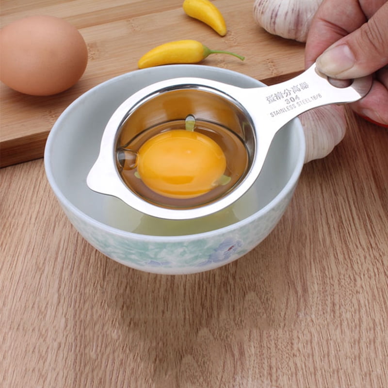 Egg Separator, Premium 304 Stainless Steel Egg Yolk Separator